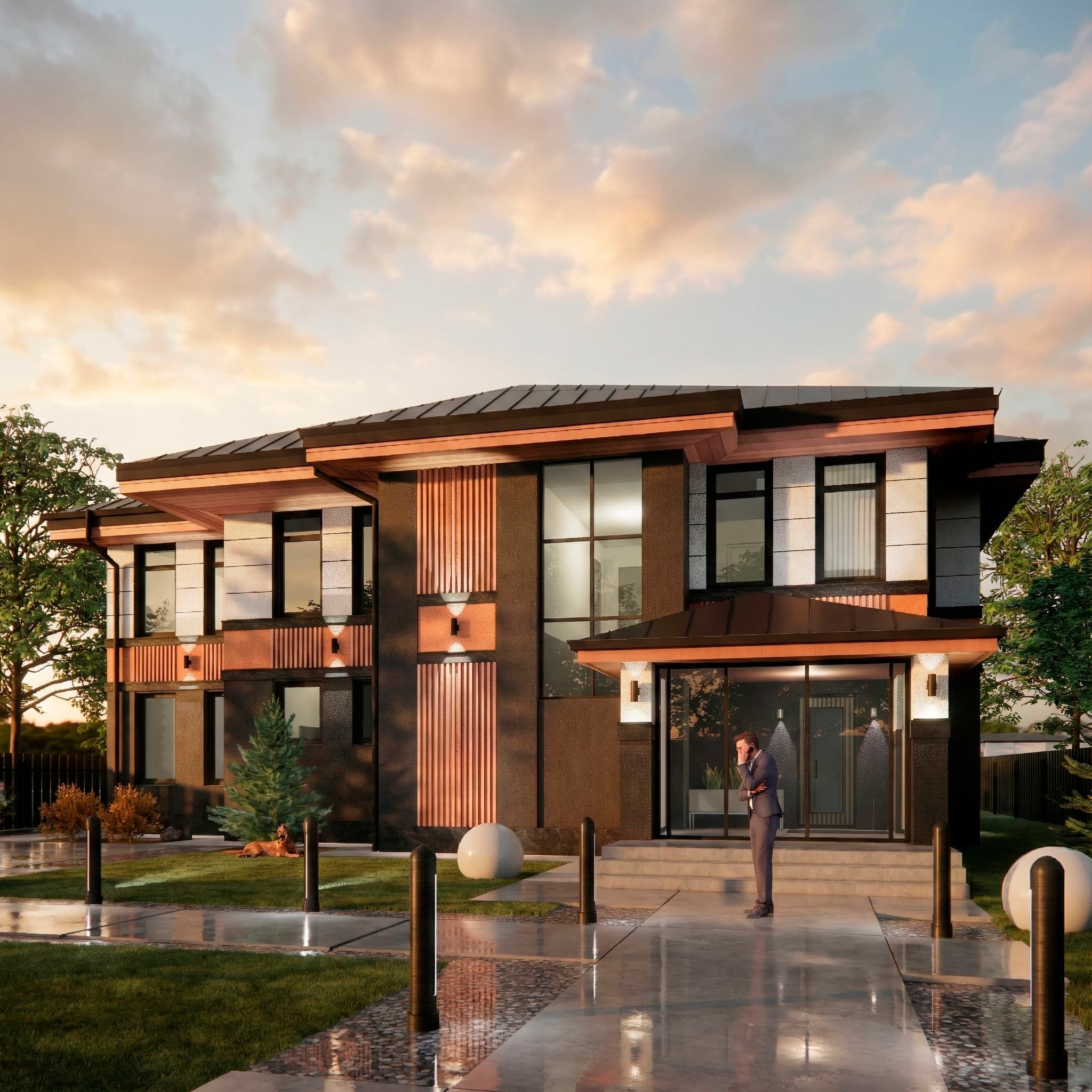 Дома-близнецы | д. Дранишники, ЛО