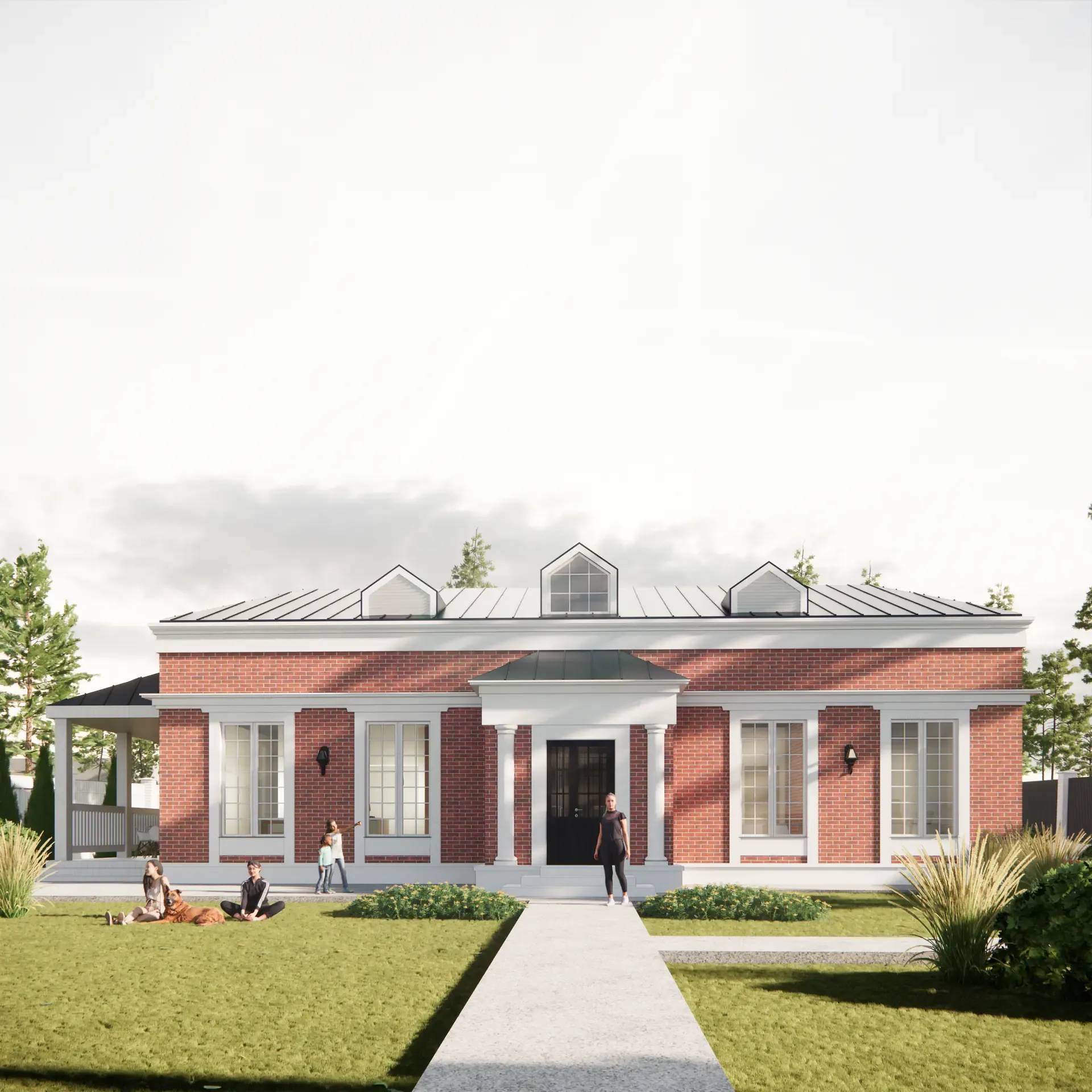 Дом в английском стиле | д. Ропша, ЛО